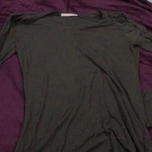 Long sleeve green shirt